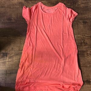 NWT Orange/pink xs comfort code long T-shirt dress